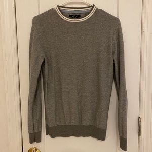 Striped grey sweater